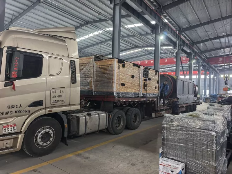 Jinqi Mining Machinery Ships a Batch of Drum Separating and Supporting Equipment to Russia