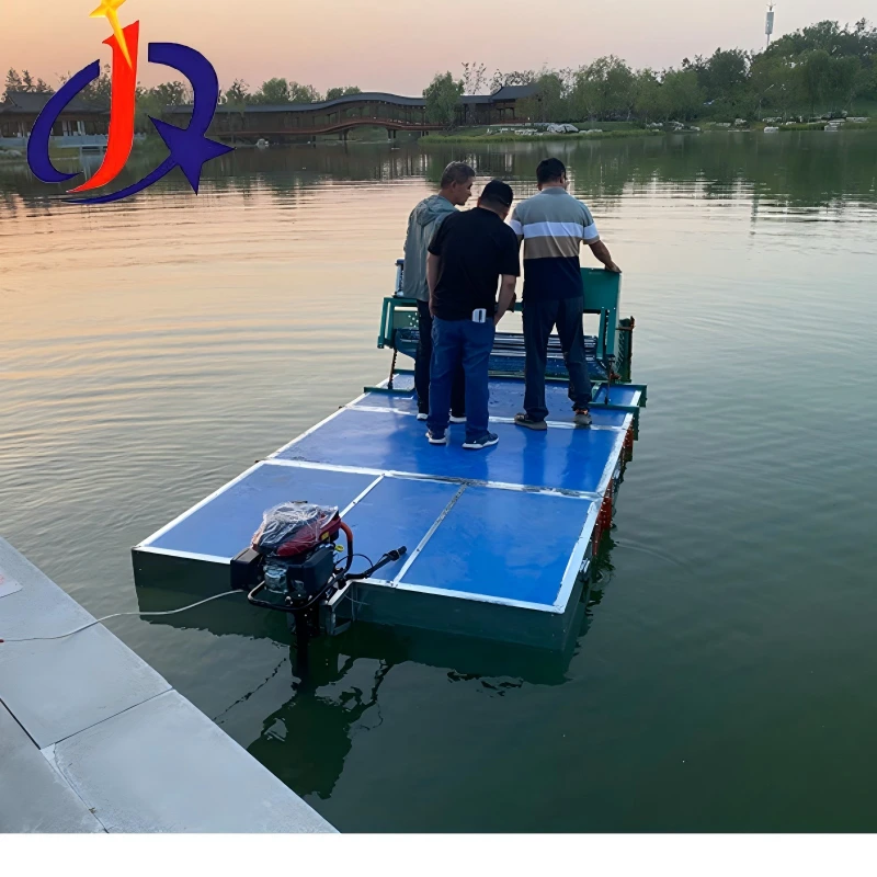 How Does a Small Mini Aquatic Weed Harvester Improve Weed Removal in Small Waterways?